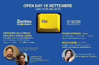 Ortona - Domani nell’Auditorium Zambra Open Day  per aspiranti attori